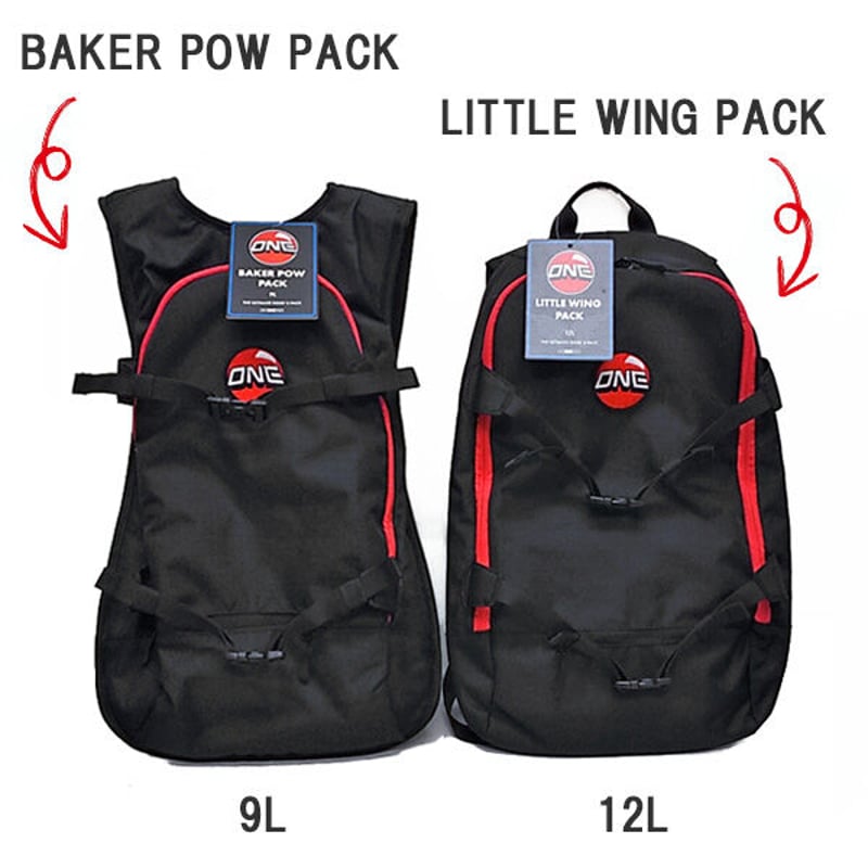 バックパック ワンボール ONEBALL LITTLE WING PACK 12L RIDER