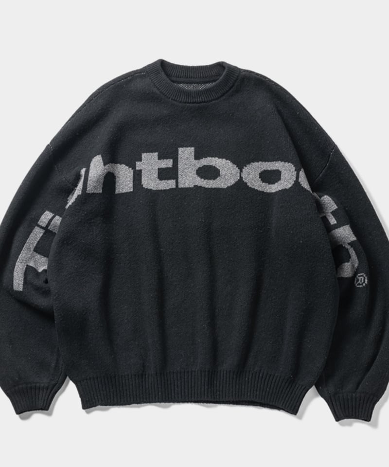 TIGHTBOOTH | タイトブース | BIG LOGO KNIT SWEATER |