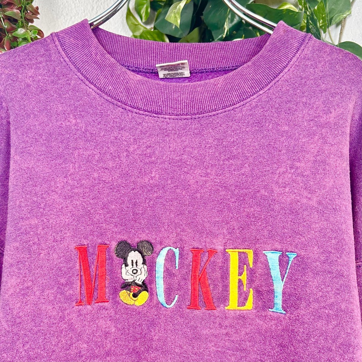 めいちゃん にゃんぴーず刺繍トレーナー パープル 紫 めいちゃん 夢街