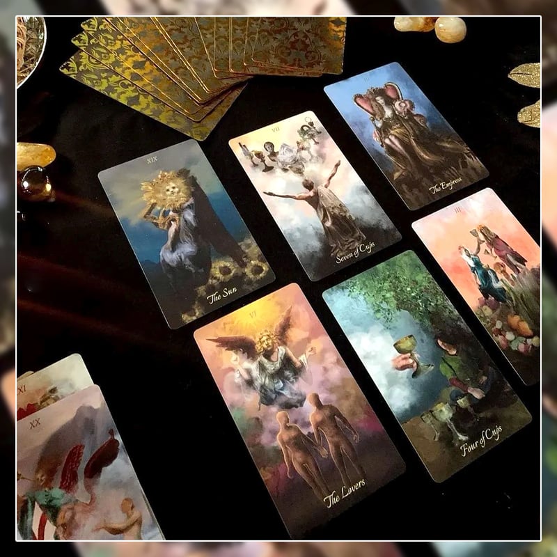 予約商品】Baroque Gold Foil Tarot Deck【タロットカード】 | m