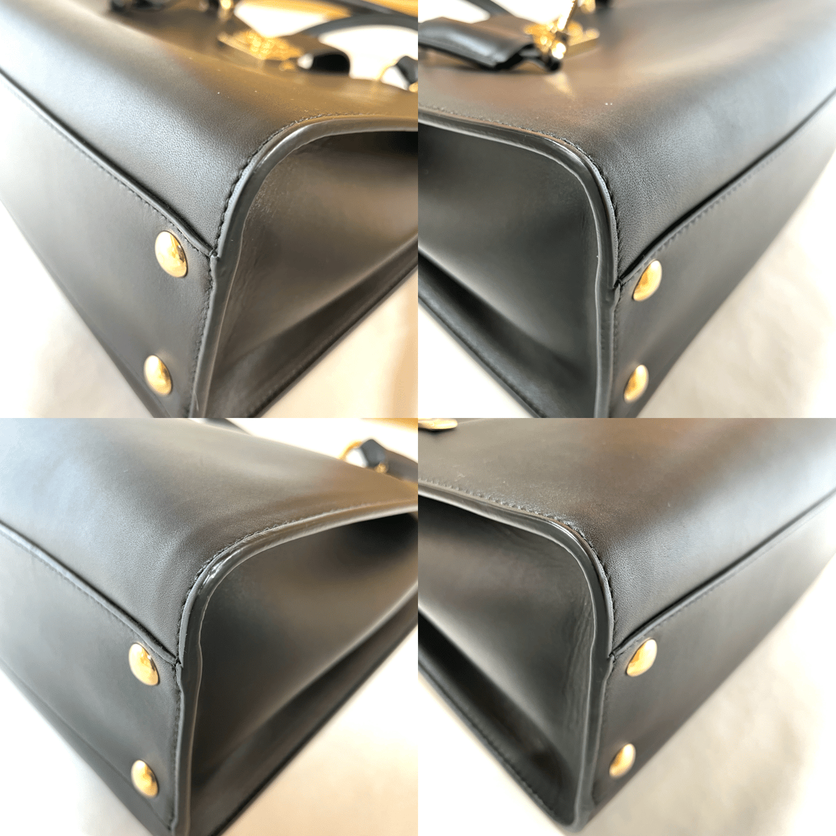 Salvatore Ferragamo ガンチーニ ジュリエット ハンドバッグ ブラック