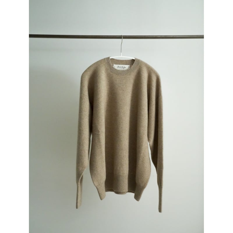 Olde H & Daughter AGED CASHMERE PLAIN STITCH CR