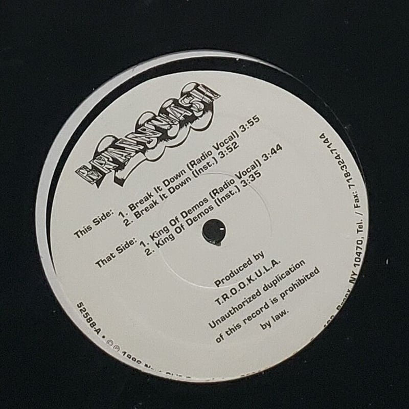 12EP )アングラヒップホップ BRAINWASH2000/BREAK IT DOWN 9