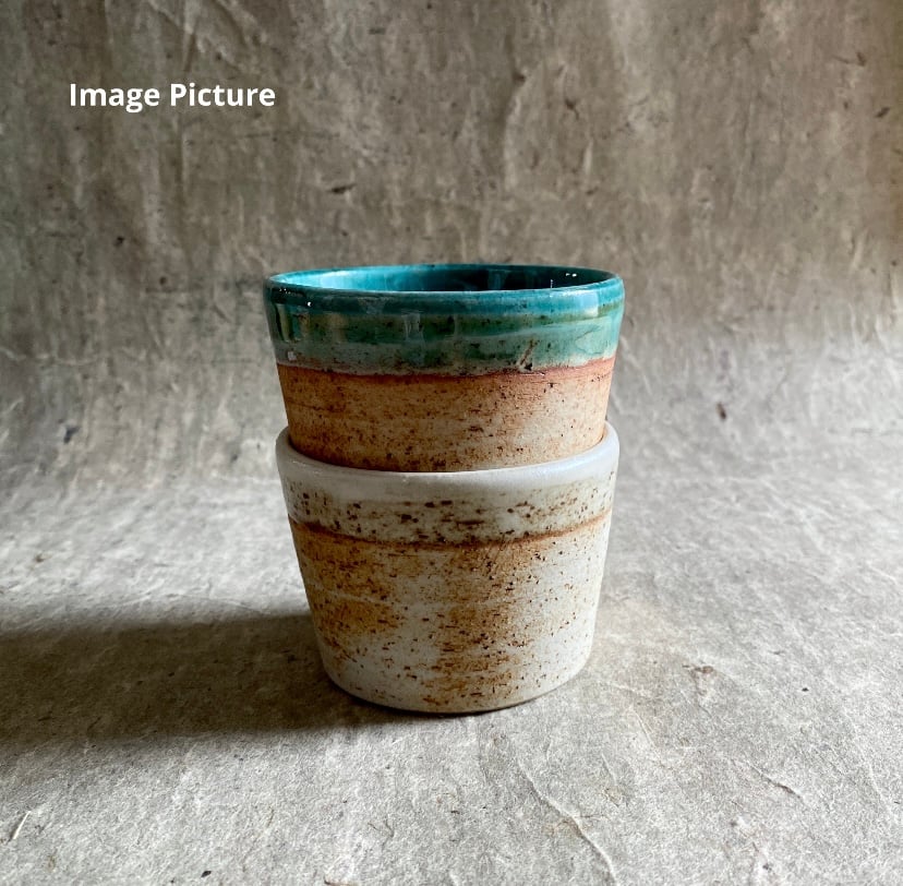 美濃焼 縄文焼〆織部グリーン 蕎麦猪口 | MatsuBokkuri