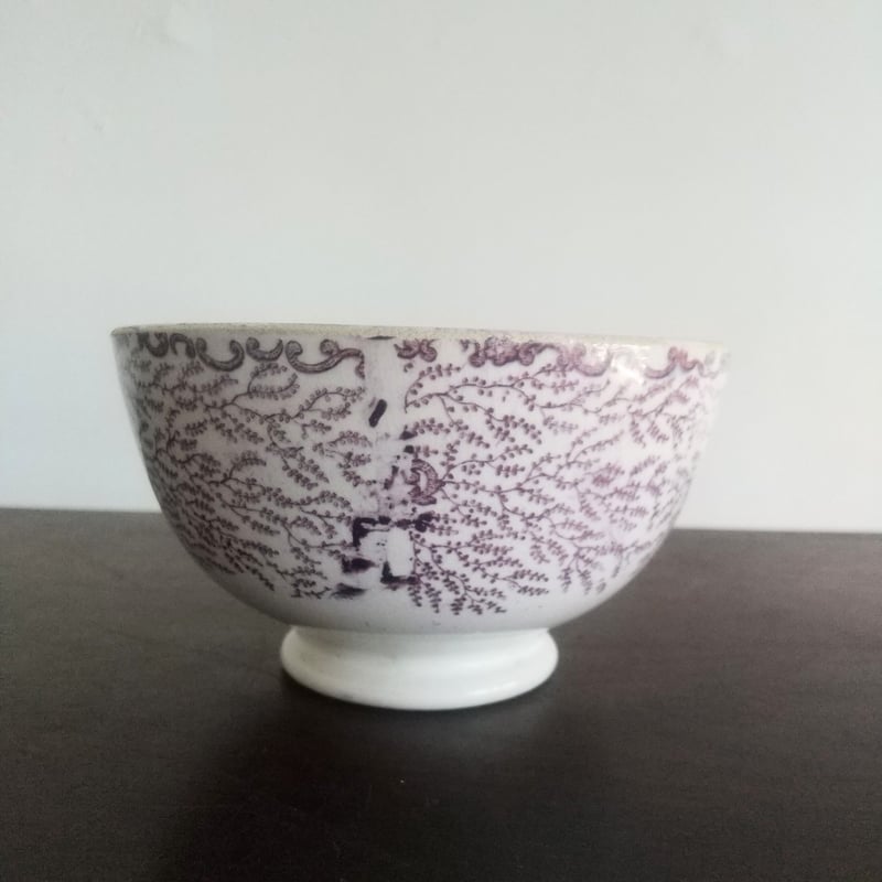 オランダ アンティーク カフェオレボウル パープル | Portobello 2nd