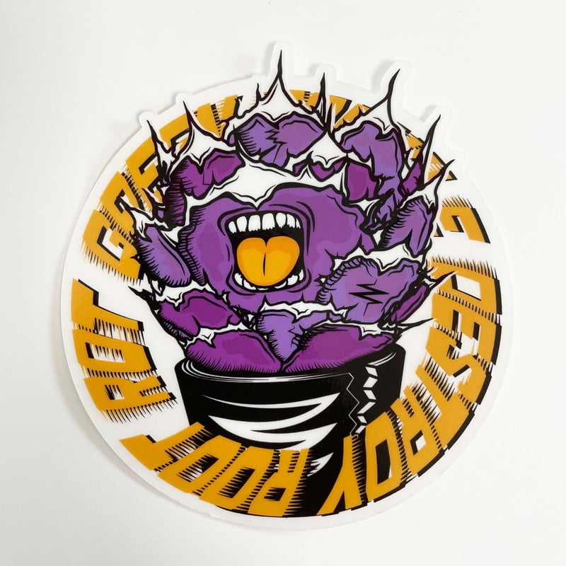 スクリームステッカー （クリア）【4種】 | ファーニーズ商店