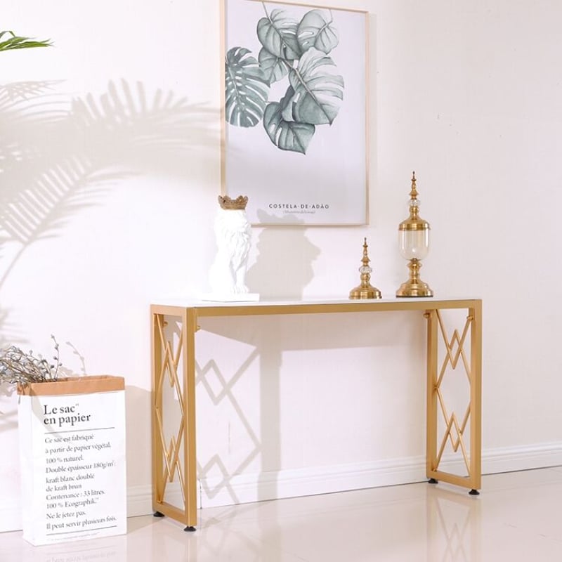 モダン大理石コンソールテーブル | リビング＆ダイニングインテリア by