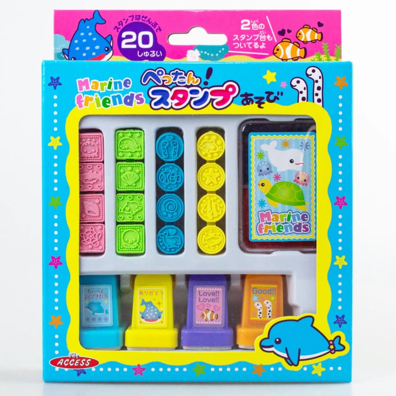 マリンフレンズ ぺったん！スタンプあそび | AQUAS Gift Shop / onlin