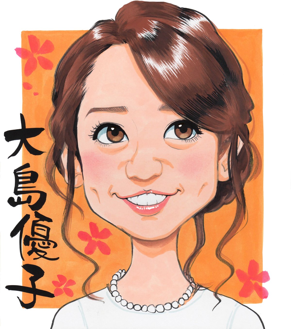 色紙似顔絵 1名様 | 似顔絵アーティスト ちひろshop