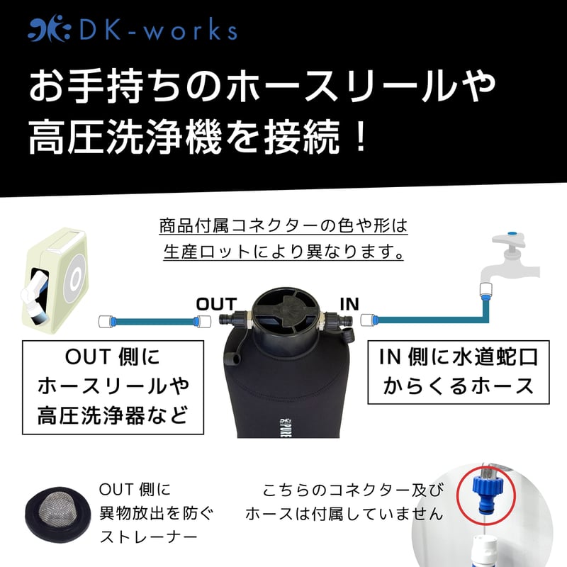 TDSモニター付モデル 】 DK PURE WATER DEVICE 10L（洗車用純水器