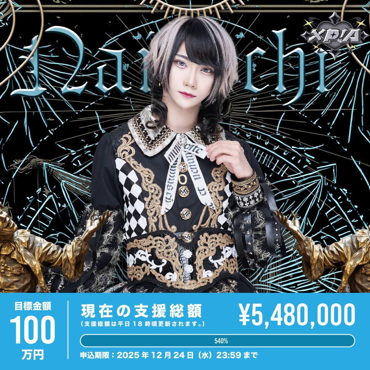 XP!Aクラウドファンディング】ないち生誕祭を盛大に開催したい