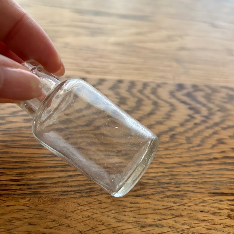 昭和レトロ・ガラス瓶セット・気泡入・黒 | Felicita Antico e Ciarpame