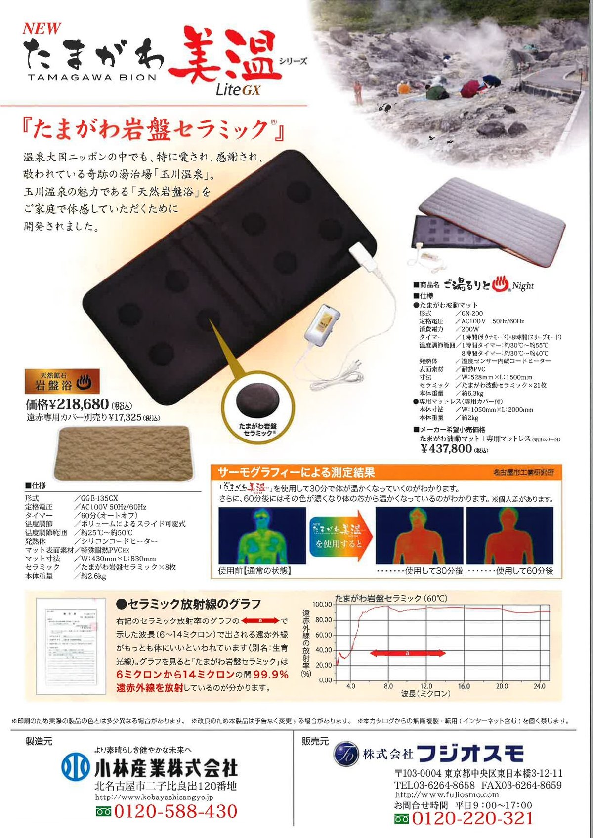 たまがわ美温・温熱マット | 株式会社フジオスモ