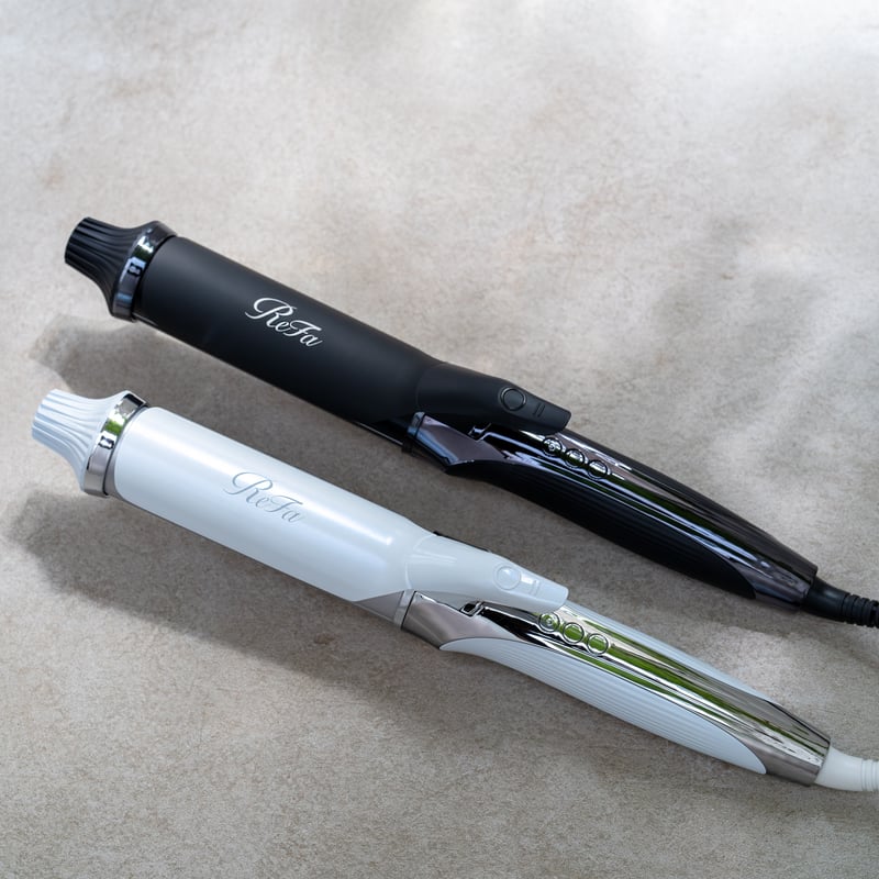 ReFa CURL IRON PRO カールヘアアイロン ブラック38mm-お洒落 オール