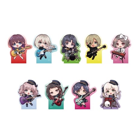 ガールズバンドクライ アクリルホルダー 5種コンプリートセット 上海