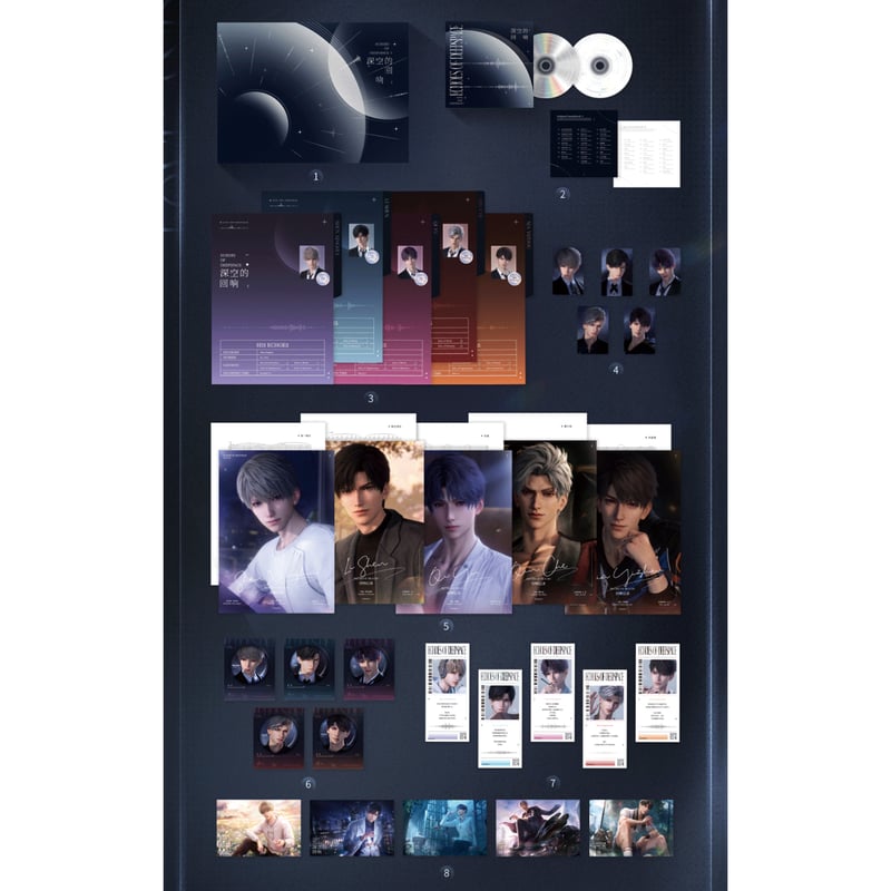 6/28〆【恋と深空】Love and Deepspace 中国公式通販「深空的回响」 CD