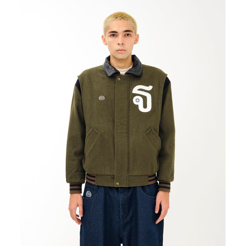 SOL soonerorlater / VARSITY JACKET / BROWN | So