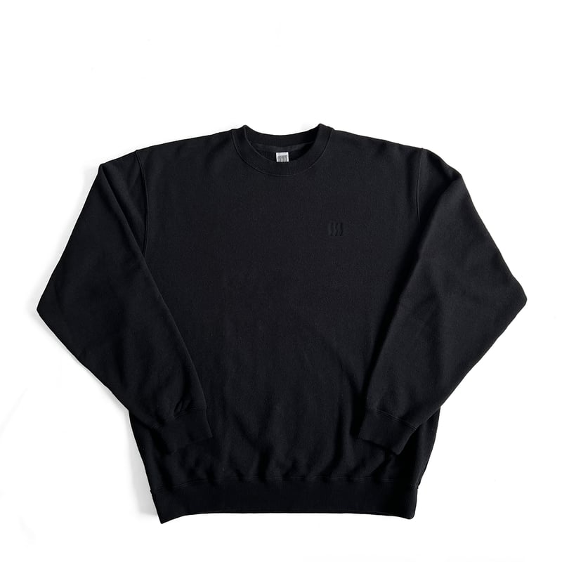 COMFORTABLE REASON / BOUCLE LOGO SWEAT / BLACK