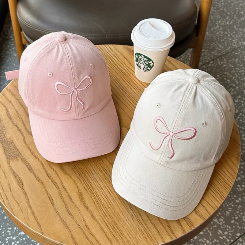 煌苺きらら様ご着用♡刺繍リボンキャップ 5色 | ecrea