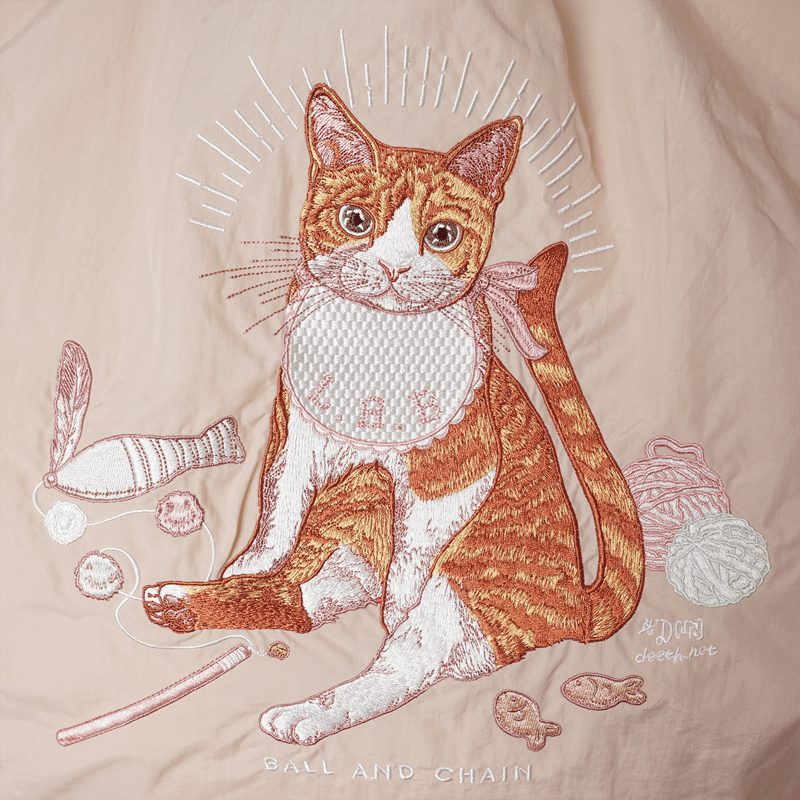 D.Baby CAT】ベイビーキャット／ Lサイズ【Ball & Chain】エコバッグ |