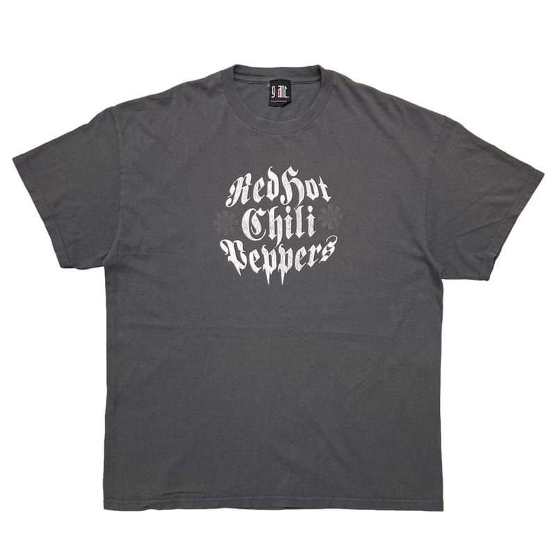 RED HOT CHILI PEPPERS OLD ENGLISH LOGO CHARCOAL