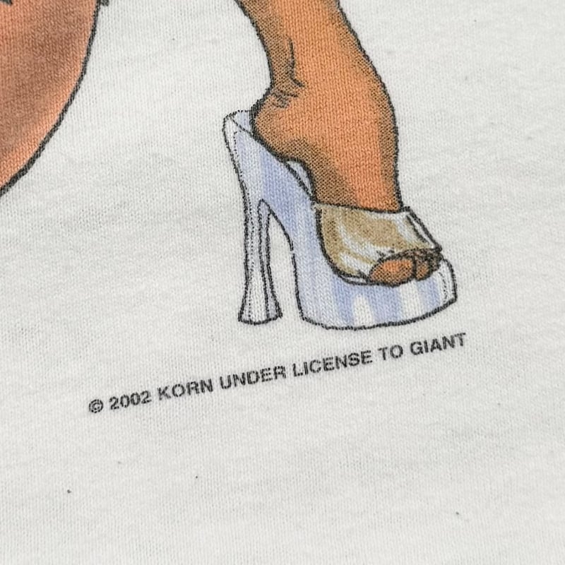 KORN POP SUX TOUR 2002 WHITE M&O LARGE 1103 | g