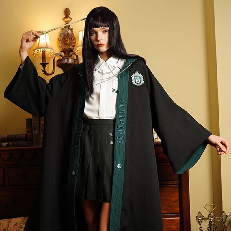 梗豆物语 ハリーポッター 刺繍 ローブ チェーン付 男女兼用 ワーナー