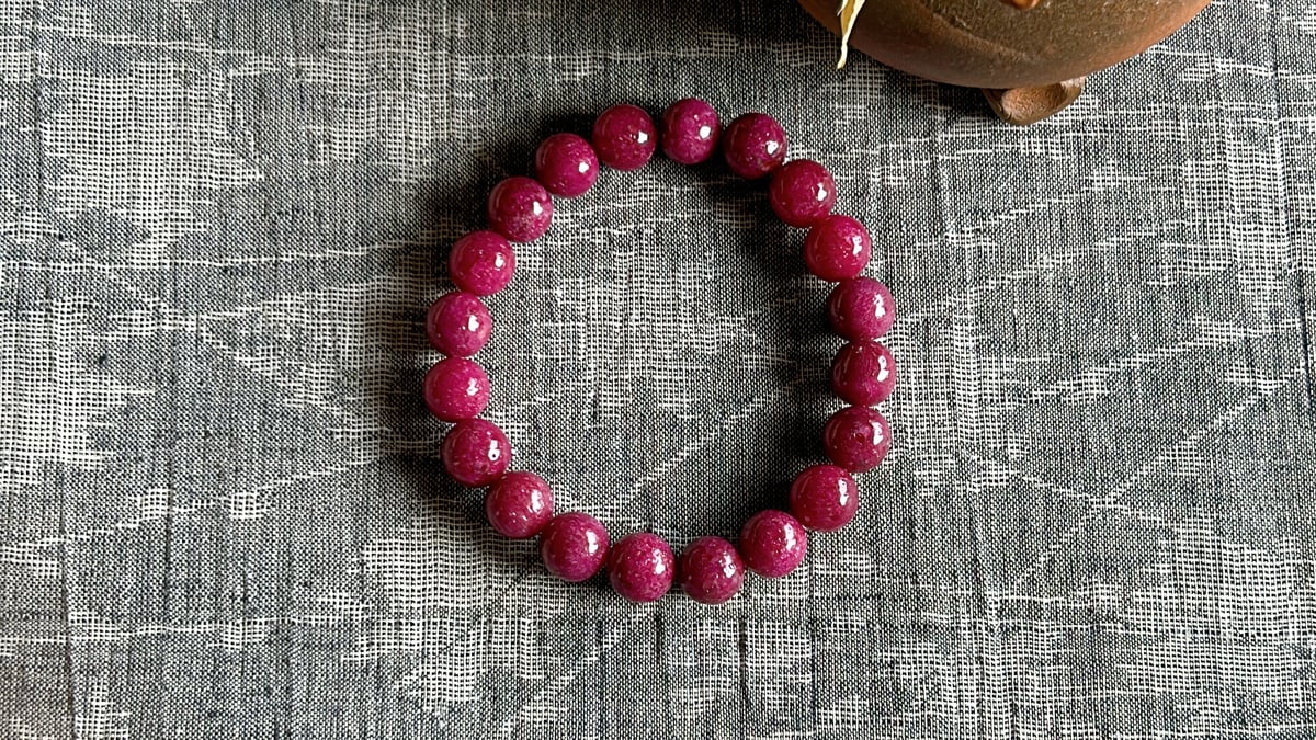 K様専用】ミャンマー産非加熱ルビーのブレスレット | 霽月洞