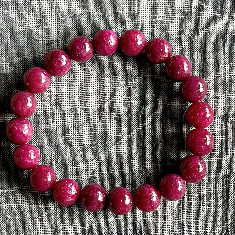 K様専用】ミャンマー産非加熱ルビーのブレスレット | 霽月洞