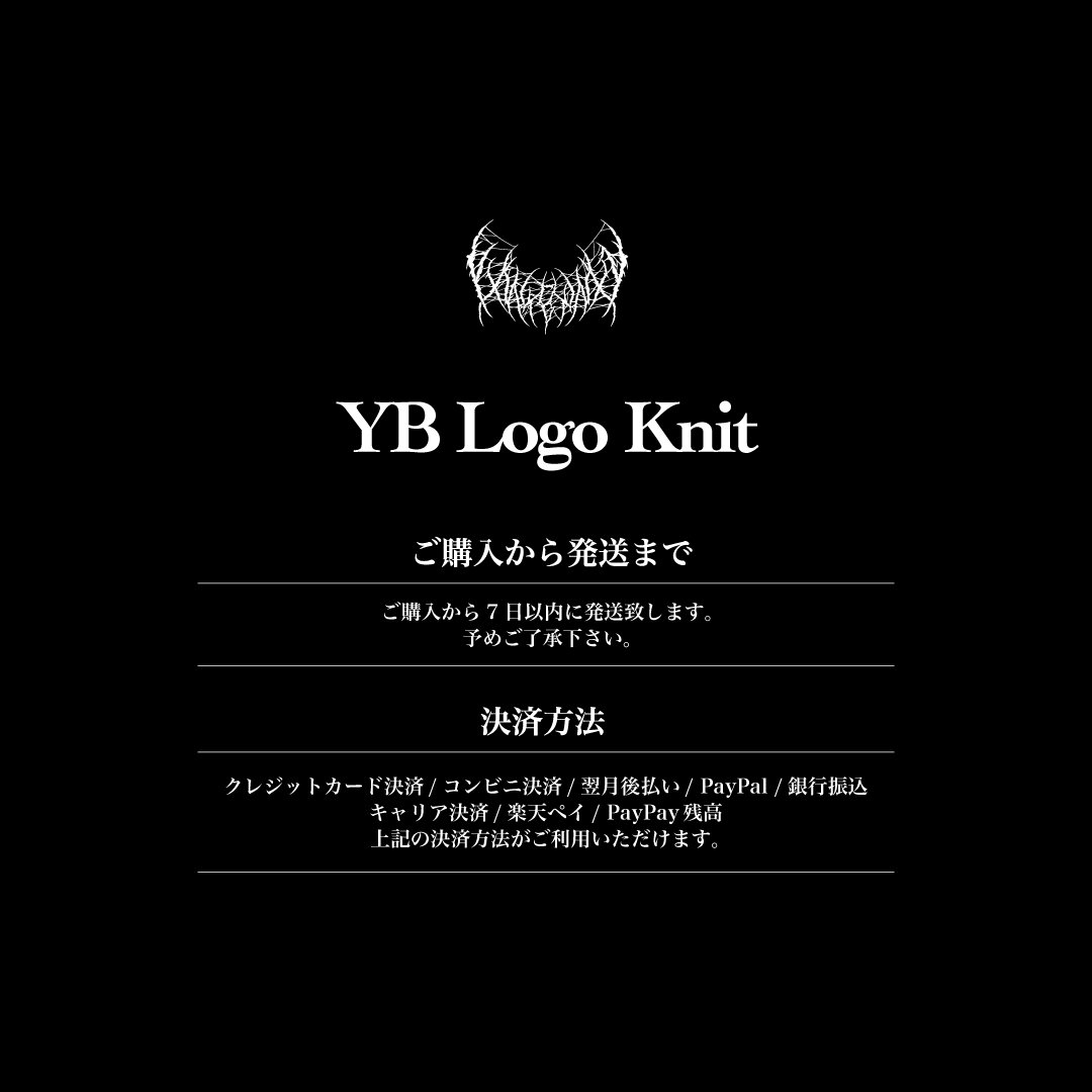 YB Logo Knit (White) | YXNGBRATZ OFFICIAL ONLIN