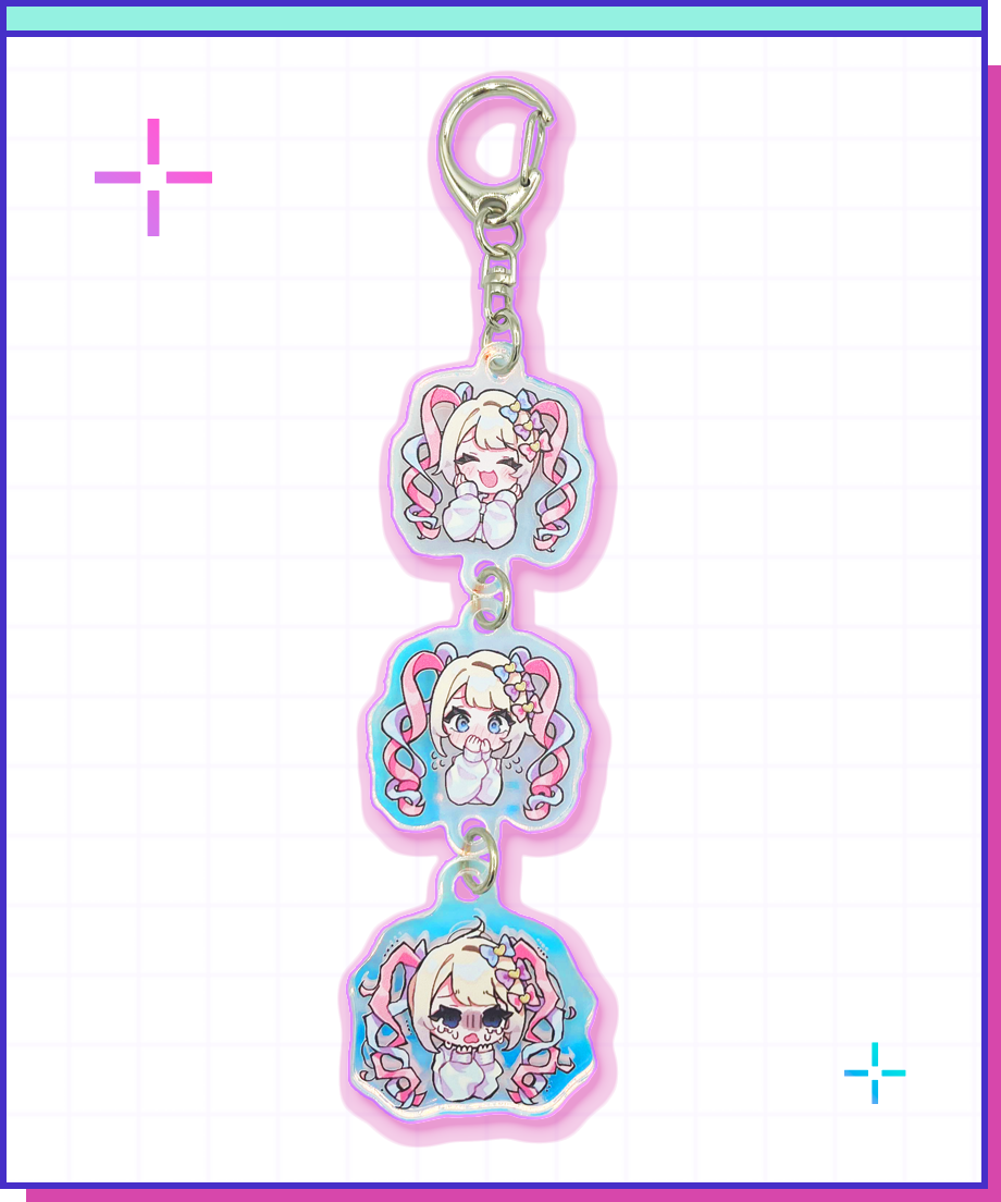 萌ナオミ先生超てんちゃん連結アクキー | NEEDY GIRL OVERDOSE OFFICI