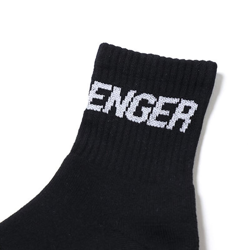 チャレンジャー CHALLENGER LOGO SOCKS（BLACK） | daze & easy