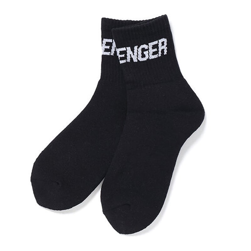 チャレンジャー CHALLENGER LOGO SOCKS（BLACK） | daze & easy