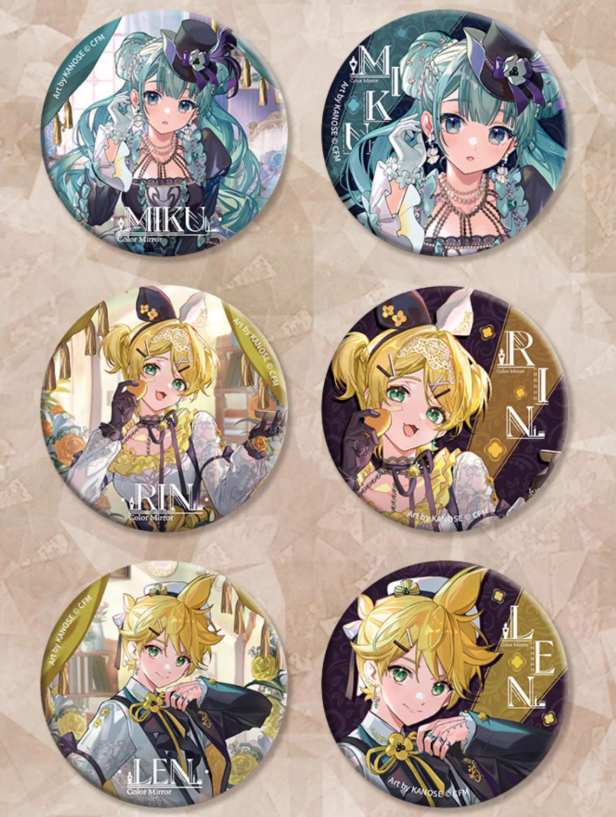 初音ミク「映·彩シリーズ」缶バッジ ランダム/ボックス | Nekotani