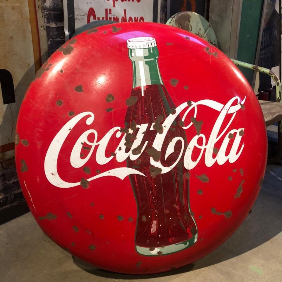 Coca-Cola コカ・コーラ ヴィンテージ ボタンサイン 看板 1950s | BigBe