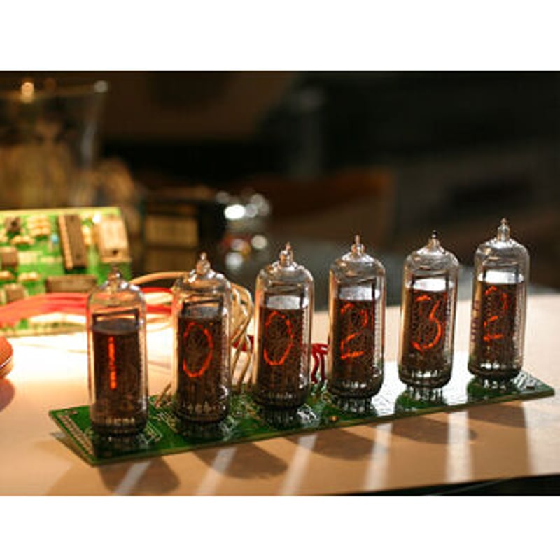 6桁表示・ニキシー管時計キット（HVPS付属） | BLACK BOX BUZZ