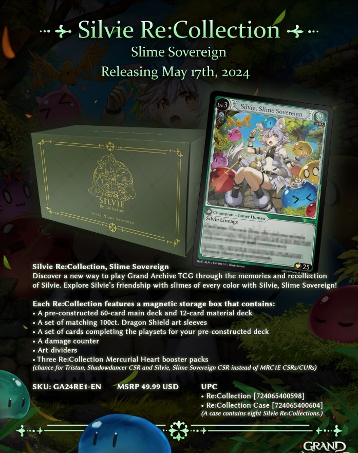 GRAND ARCHIVE TCG 『Silvie Re:Collection Box Sli