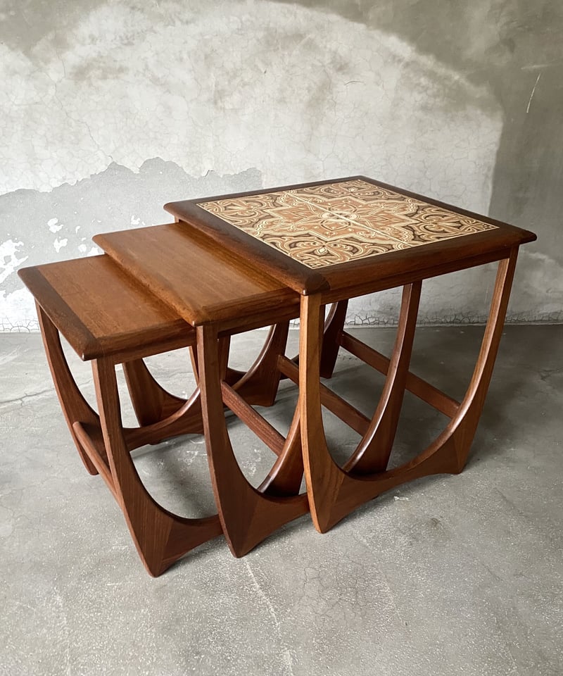 G-PLAN】ジープラン アストロ タイルトップネストテーブル | TightCreek.