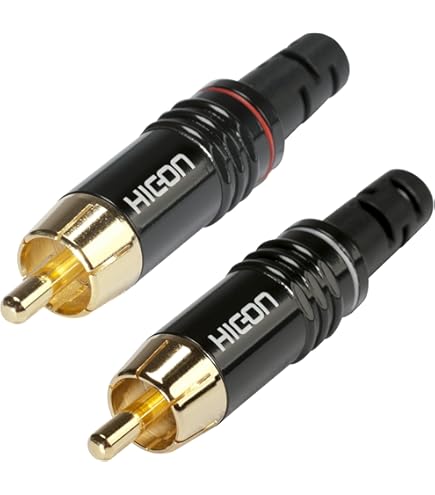 Furutech FP-120 F (R) RCA Plug (1 Piece) Red : Amazon.de