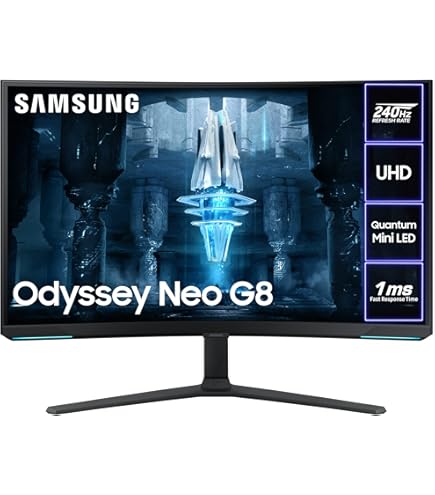 Samsung Odyssey Neo G8 Gaming Monitor S32BG850NU, 32 Inches, VA