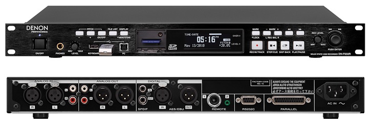 Amazon.co.jp: DENON DN-F650R Solid State Recorder, Black : Electronics