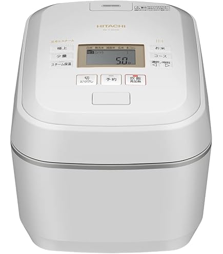 Amazon | 日立 炊飯器 5.5合 圧力&スチームIH RZ-X100DM W パール