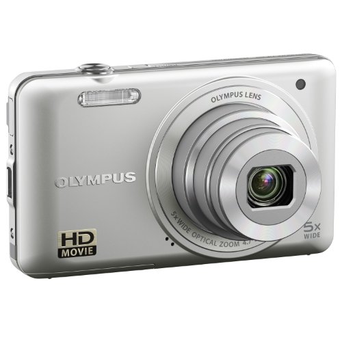 OLYMPUS Digital Camera VG-140 SLV Silver 14.0MP wide angle 26mm 5X