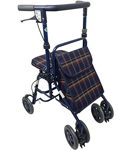 Amazon | シンフォニー SP スリム 花柄紺 | 島製作所 | シルバーカー