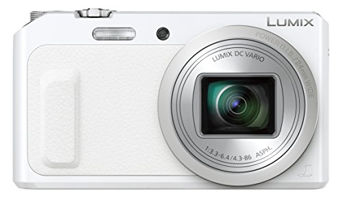 Panasonic Lumix TZ57 20X 15 MP Digital Camera White DMC-TZ57-W