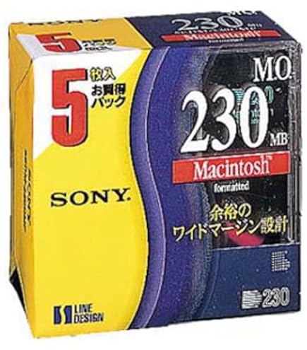 Amazon.co.jp: SONY 3.5型MOディスク 5枚 640MB Windowsフォーマット