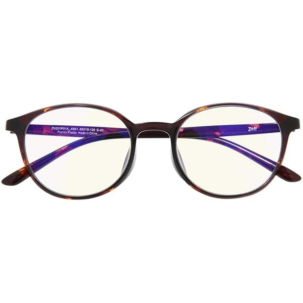 Amazon.co.jp: [ゾフ] ウェリントン型 PCメガネ（度なし） PC ULTRA