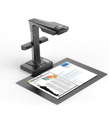 Amazon | CZUR Aura Pro ドキュメントスキャナー 非裁断 非破壊 ブック