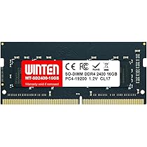 Amazon.co.jp: WINTEN ノートPC用メモリ DDR4-2400 16GB 260Pin CL17