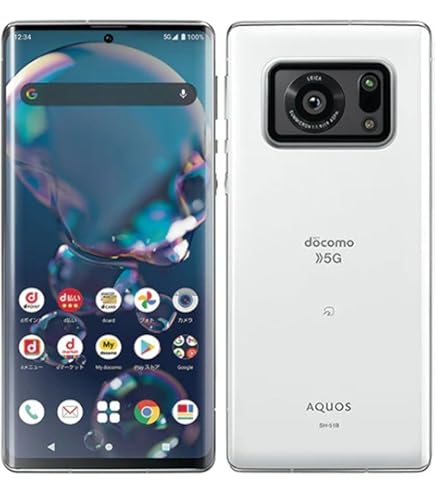 Amazon | AQUOS R8 pro SH-R80P ブラック 6.6型 12GB/256GB SIMフリー